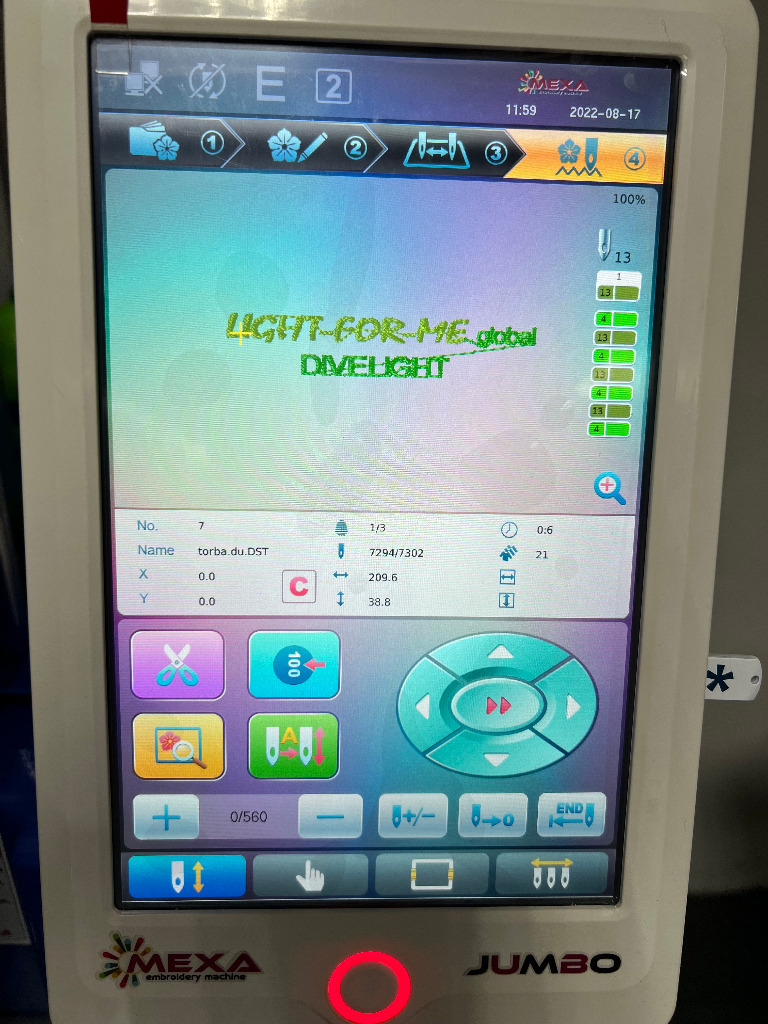 hafciarka Mexa Jumbo - monitor LCD