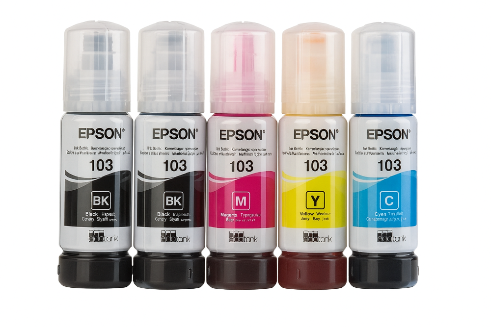 Atramenty barwnikowe Epson 103 - komplet 5 kolorów