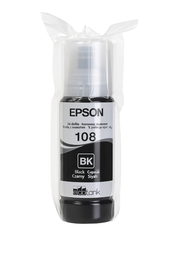 Epson 108 Black - atrament barwnikowy