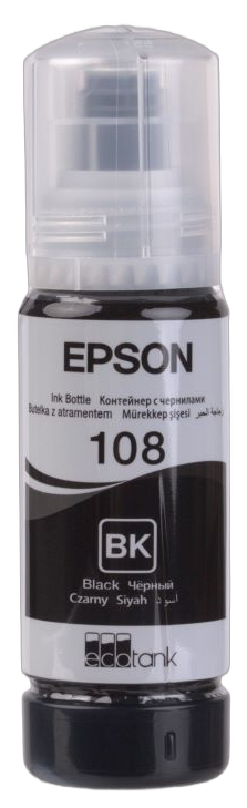 Epson 108 Black - atrament barwnikowy