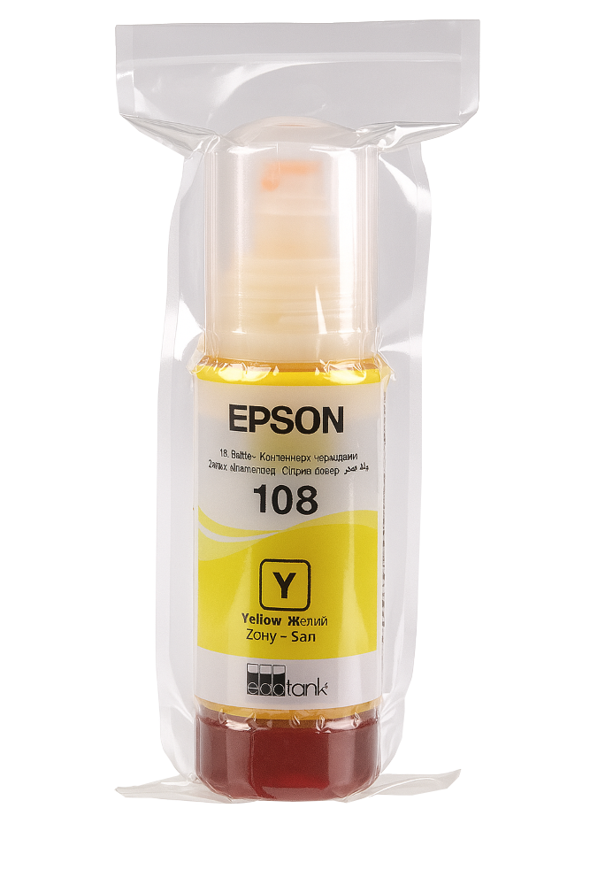 Fotograficzny atrament barwnikowy Epson 108 - Yellow 70ml