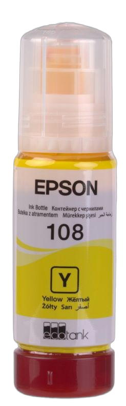 Fotograficzny atrament barwnikowy Epson 108 - Yellow 70ml