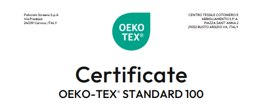 OEKO - certyfikat