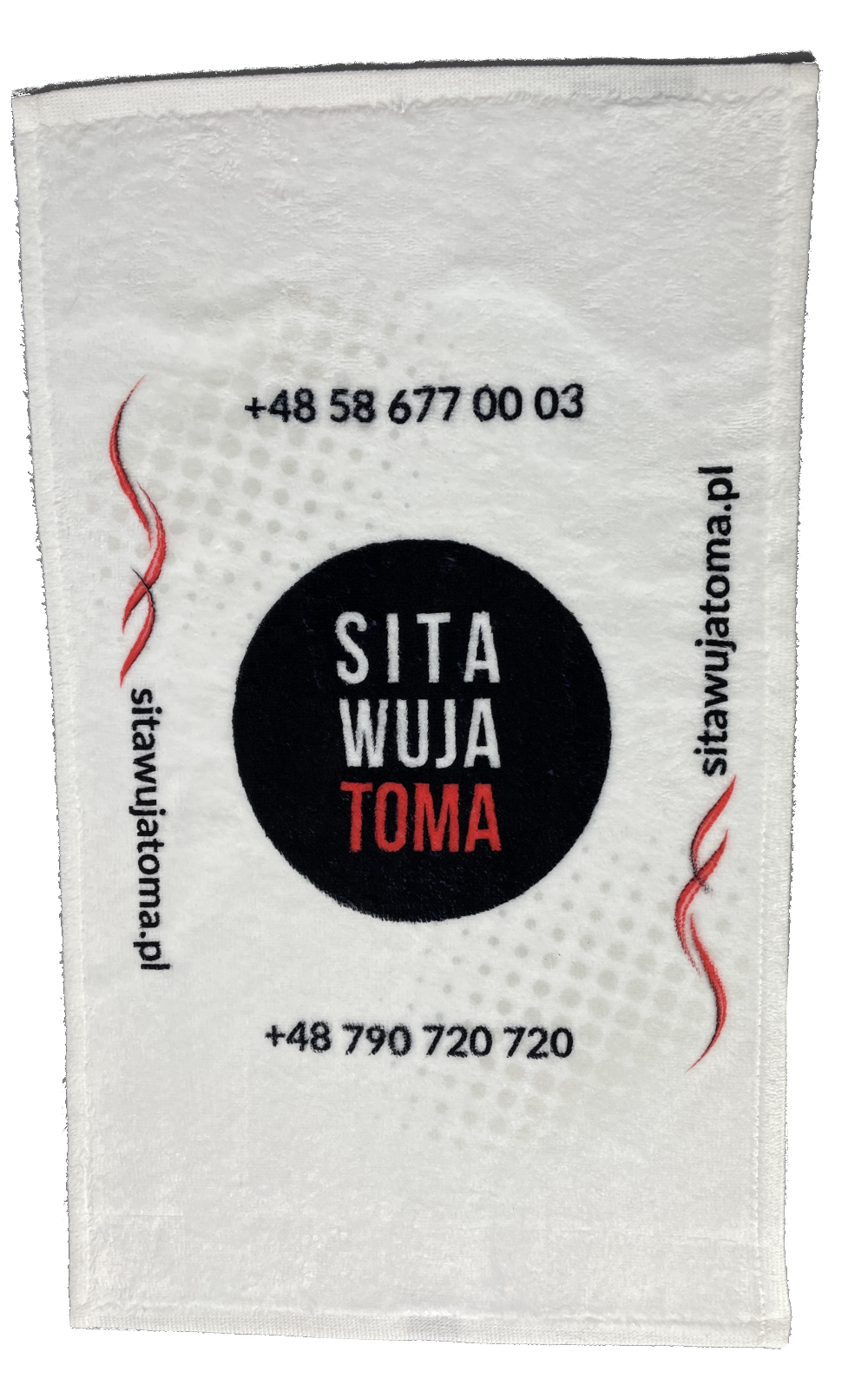 Ręcznik z termonadrukiem - prasa termotransferowa