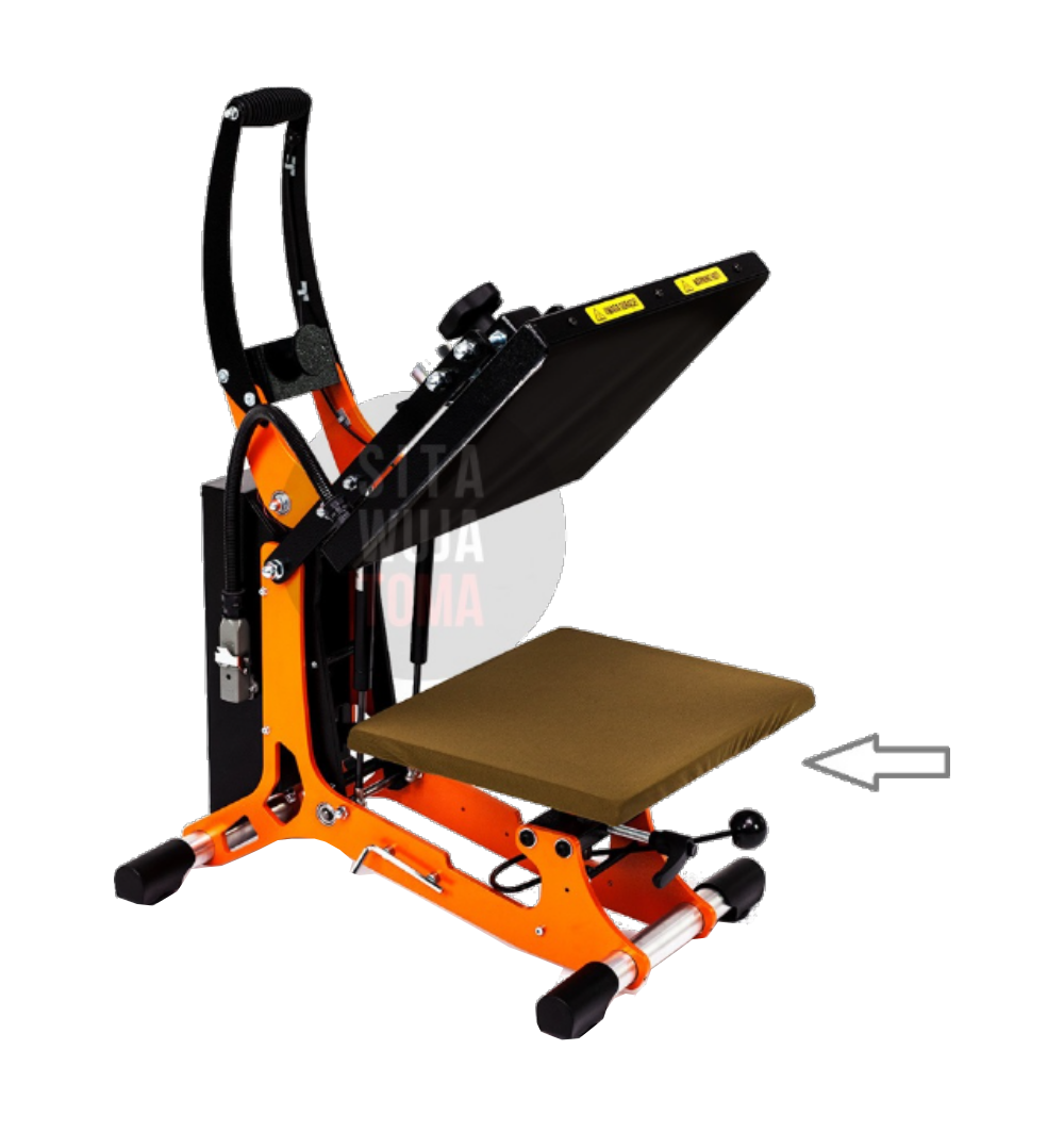 blat dolny roboczy prasy do termotransferu 32x21cm