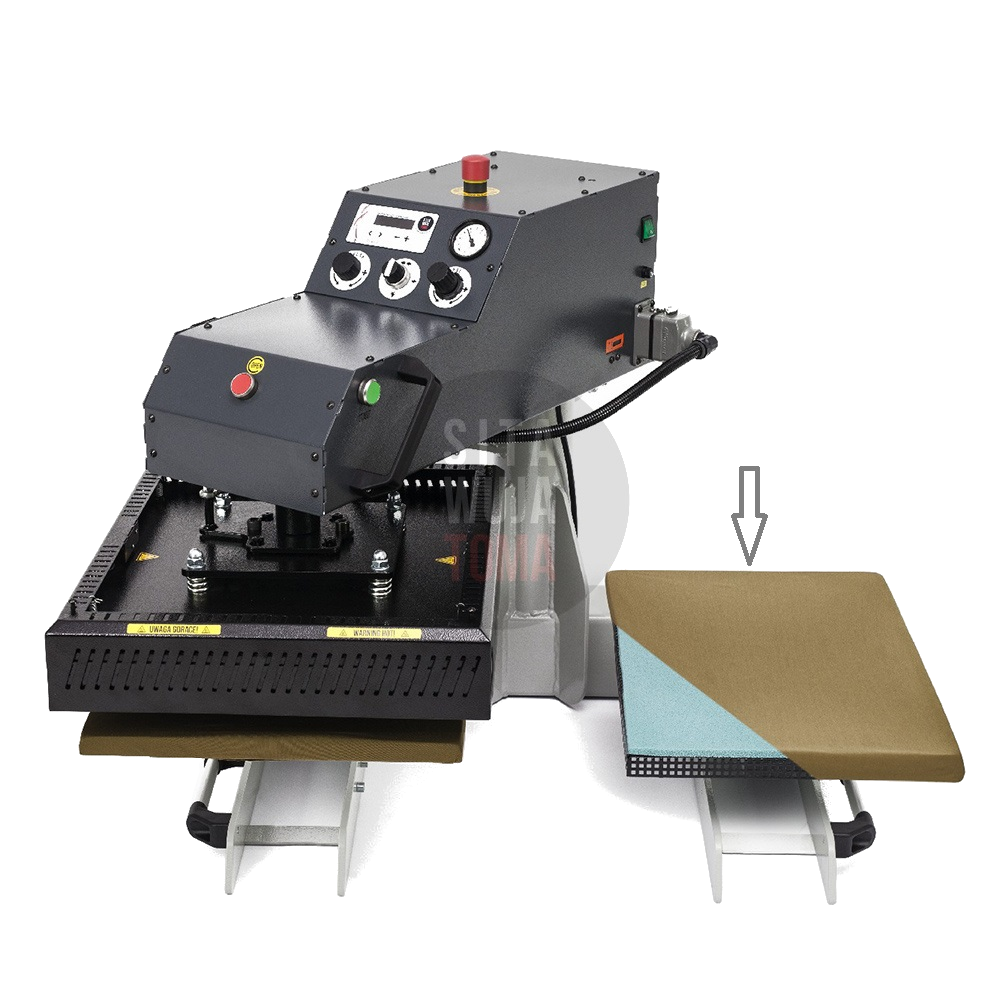 SWT Mobi Duo prasa termotransferowa - blat dolny perforowany do DTG