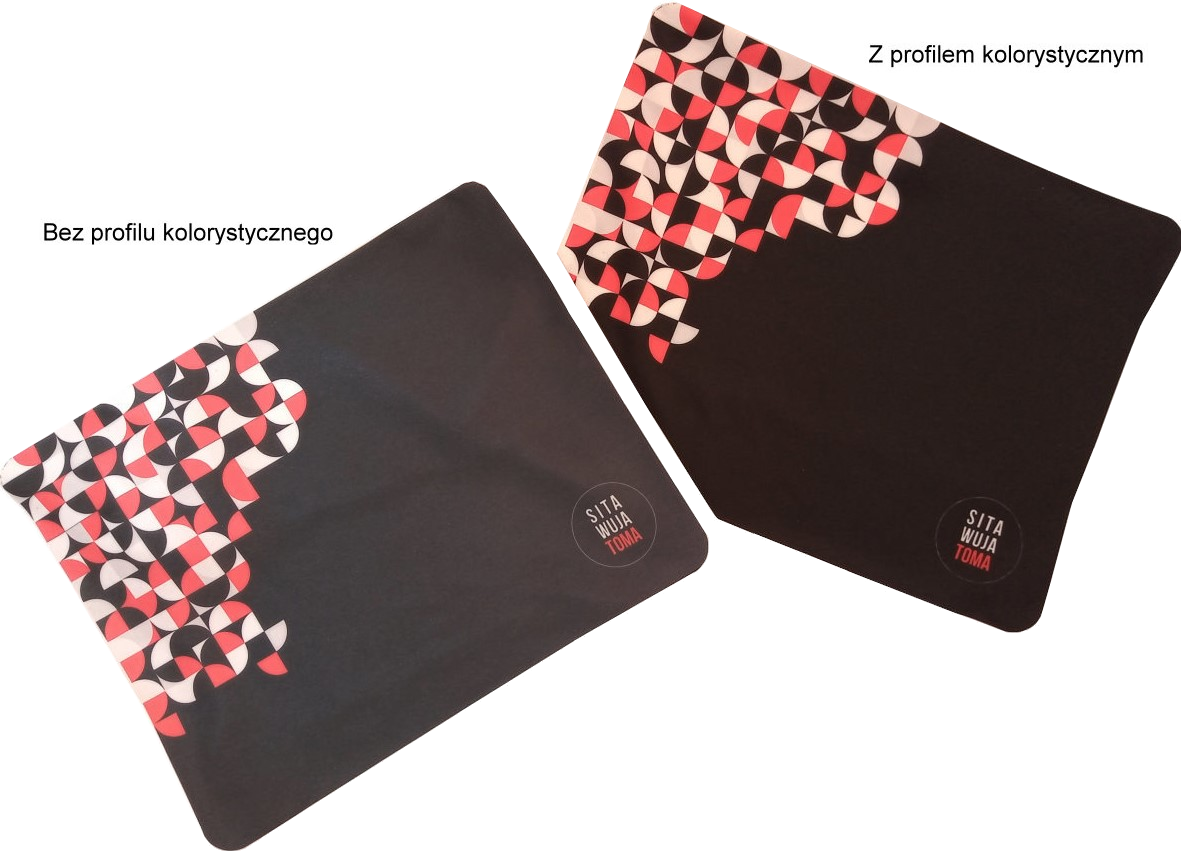 zastosowanie profilu kolorystycznego